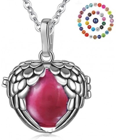 18mm Angel&wings Cage Harmony Ball Musical Pendant Angel Caller Women Necklace For Baby Jewelry Gift Style 19 $10.25 Necklaces