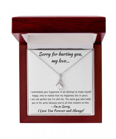 To My Soulmate Necklace Birthday Christmas Jewelry Gifts For My Wife with Message Card Box Personalized Gift Present Pendant ...