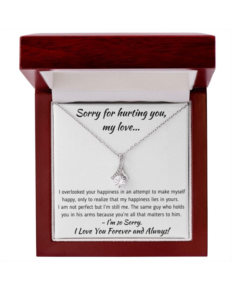 To My Soulmate Necklace Birthday Christmas Jewelry Gifts For My Wife with Message Card Box Personalized Gift Present Pendant ...