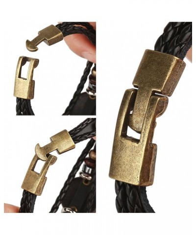 Punk Alloy Leather Bracelet For Constellation Braided Rope Bracelet Bangle Scorpio $7.64 Bracelets