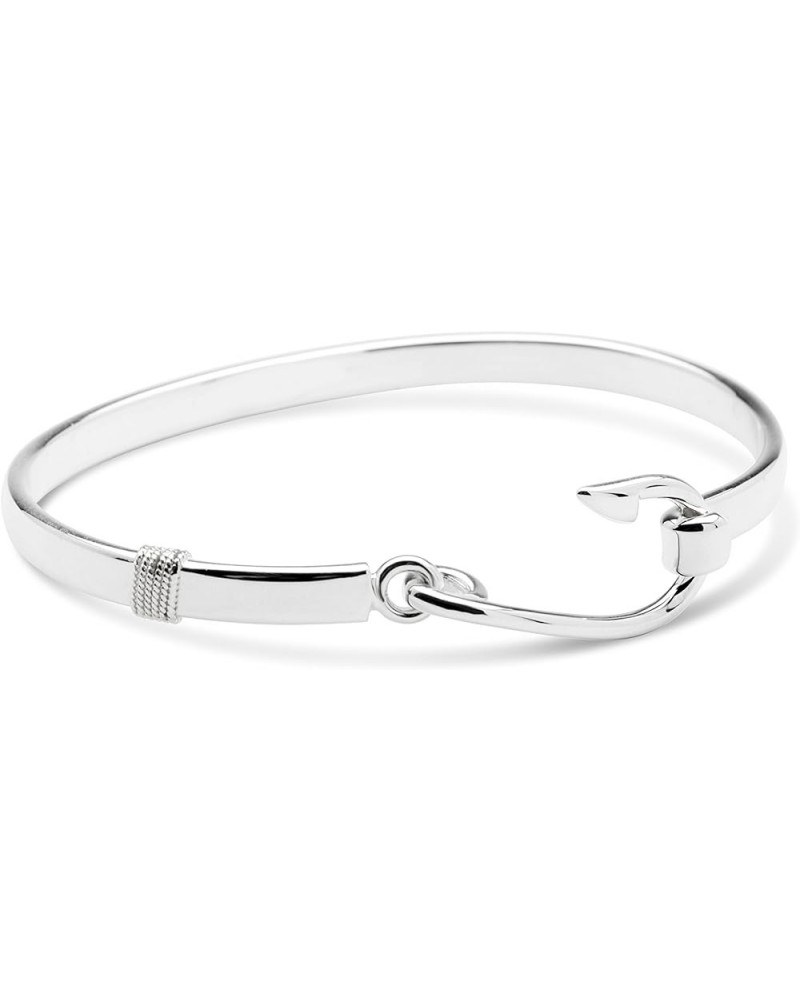 Fish hook Bracelet From Cape Cod 925 sterling silver hook Bracelet 6.5 Inches $38.70 Bracelets