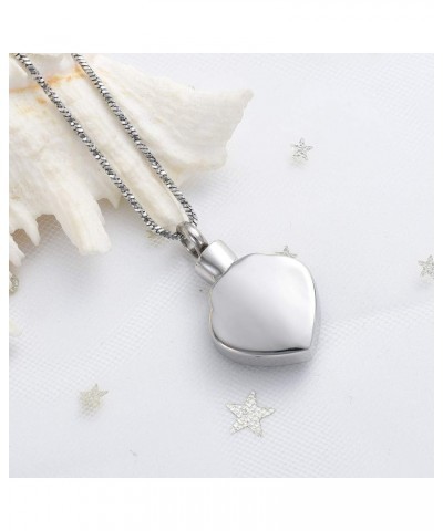 Heart Urn Necklace for Ashes Birthstone Locket Pendant Memorial Keepsake Cremation Jewelry for Women/Men Green $9.04 Necklaces