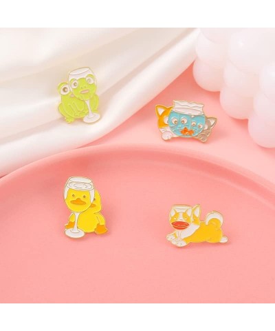 Cute Cat Enamel Pins for Backpacks Enamel Brooches Button Pins Bulk Kawaii Accessories Black Cats Novelty Cartoon Animal Funn...