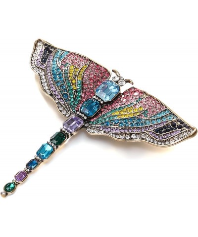 Fashion Elegant Brooch Pin for Women Girls Crystal Brooches 12-Butterfly $10.06 Brooches & Pins