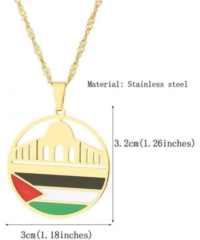 Palestine Map Necklace, Palestine Watermelon Necklace, Palestine Map Flag Pendant Chain Necklaces, Palestine Fist Necklace Pa...