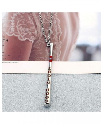 Good Night 3D Golden Baseball Bat Joker Pendant Gift For Fans Baseball-nk-S $9.29 Necklaces