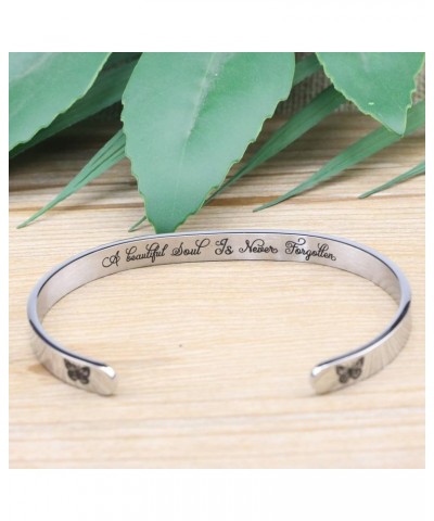 ???????? ???????? for Women In Memory of Jewelry Gift Sympathy Remembering Loss of One You Loved Cuff Bracelets A beautiful a...