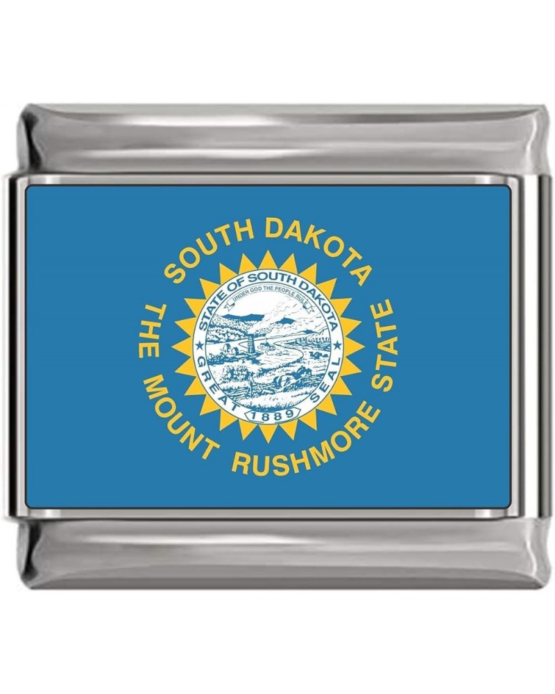 New Charms State Flag Photo Italian Charm Charm - US States South Dakota $7.77 Bracelets