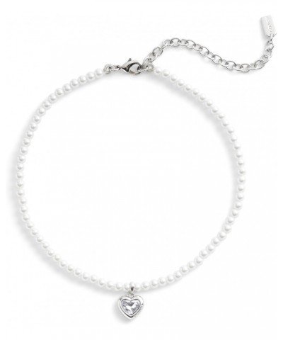 COACH Womens Stone Heart Pearl Choker Necklace $30.03 Necklaces