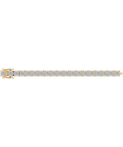 1 Carat Diamond Tennis Bracelet in 10K Gold (7.25 Inch) Yellow Gold $325.80 Bracelets