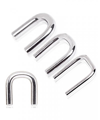 WildKlass Septum Retainer 16g 5/16" 8mm 316L Surgical Steel Staple Shaped Jewelry $9.85 Body Jewelry