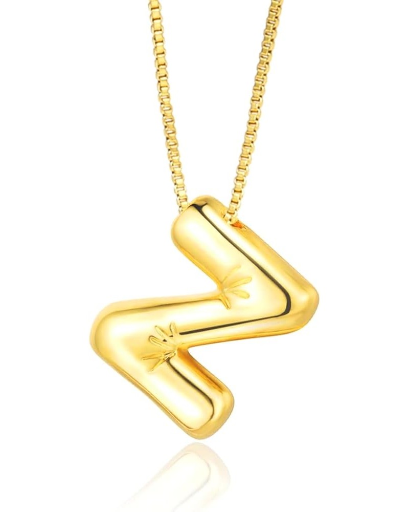 Womens Fashion Initial Necklace, Dainty Letter Necklace Gold Pendant Necklace for Women Girls Trendy Z Gold $7.94 Necklaces