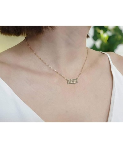 Year Necklace Old English Number Necklace Special Birth Year Gift 1997 $6.15 Necklaces