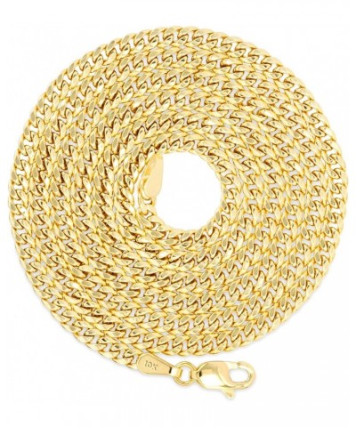 10k Yellow Gold 3mm Miami Cuban Link Chain Pendant Necklace, Mens Womens Jewelry 16" 18" 20" 22" 24" 26" 28" 30 26 $156.09 Ne...