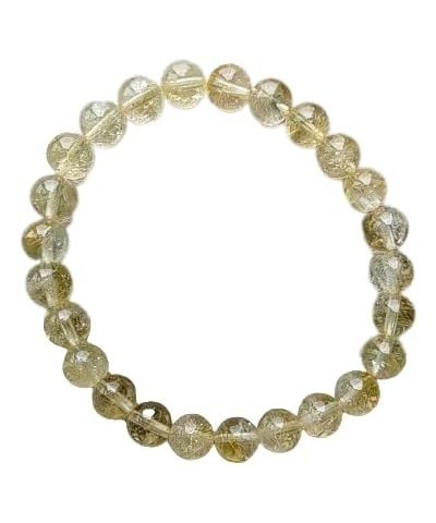 Beaded Bracelet Sets For Women Men 7-8mm Stretchable Beaded Jade Bracelet Natural Crystal Jade Bead Bracelet With Advanced Gi...