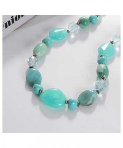 Long Beaded Necklace for Women Handmade Fashion Costume Chain Jewelry Gift 349 $10.83 Necklaces