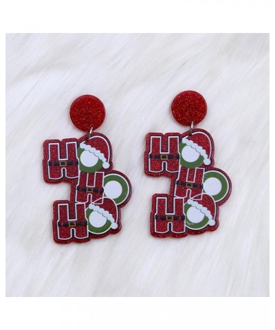 Cute Christmas Earrings for Women Christmas Tree Cake Earrings Zircon Christmas Tree Earrings Christmas Light Earrings Stocki...