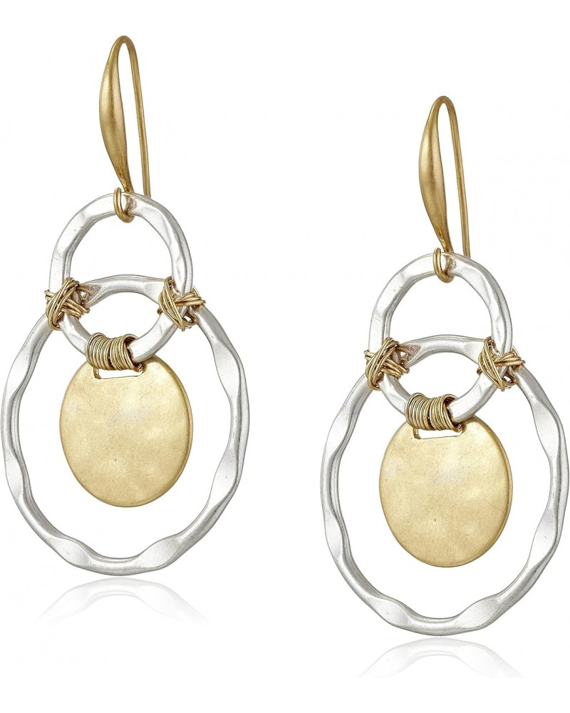 Robert Lee Morris Wire Wrapped Orbital Circle Drop Earrings $15.57 Earrings