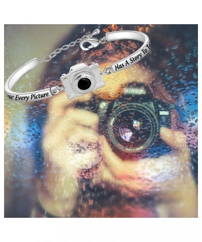 Photograph Bracelet Camera Charm Because Every Picture Has a Story to Tell Photography Gifts for Photographers Women Best Fri...