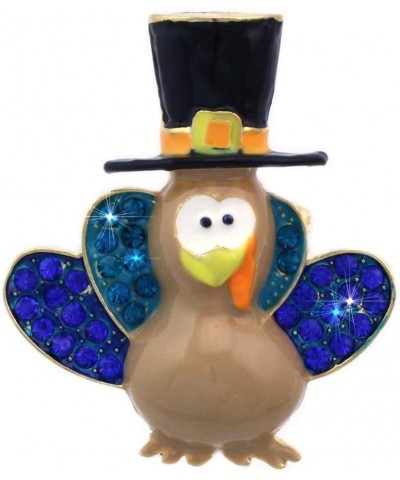 Pilgrim Hat Turkey Brooch Pin Necklace Pendant Thanksgiving Jewelry $10.63 Brooches & Pins