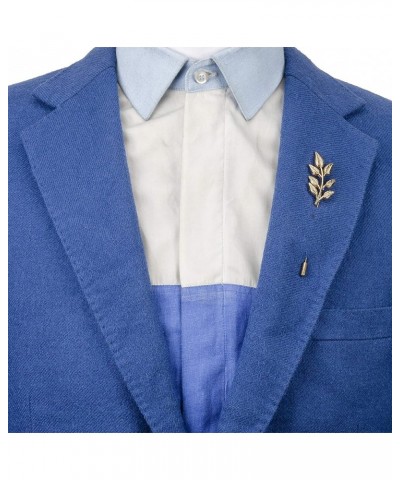 Elegant Leaf Plant Suit Collar Lapel Pin Brooch for Unisex Gold $10.62 Brooches & Pins