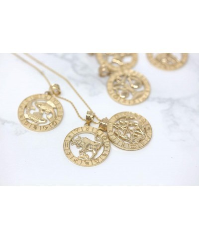 14k Yellow Gold Zodiac Pendant Necklace 22.0 Inches Libra $92.39 Necklaces