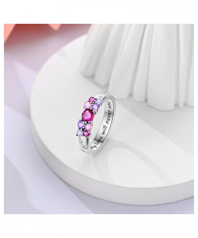 925 Sterling Silver Rings for Women Evil Eyes Rings Entwined Line Cubic Zirconia Rings Simple Stackable Finger Rings Engageme...