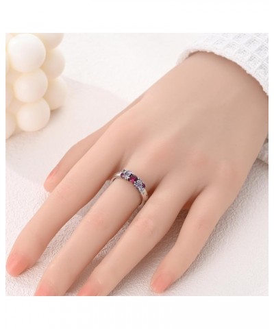 925 Sterling Silver Rings for Women Evil Eyes Rings Entwined Line Cubic Zirconia Rings Simple Stackable Finger Rings Engageme...