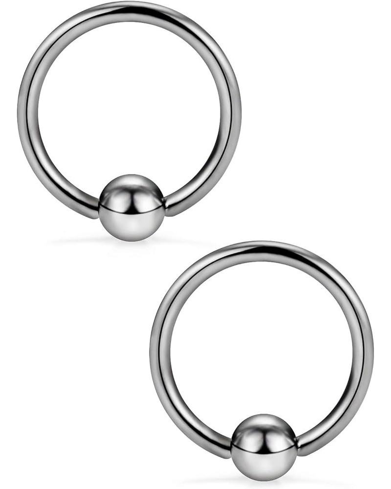 Grade 23 Titanium Captive Ball Septum Ring Nose Rings Hoop Helix Daith Cartilage Tragus Earrings Nipple Eyebrow Body Piercing...