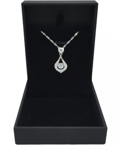 You Are The One Designer Jewelry Twinkling Heart Collection Sterling Silver Pendant Necklace $51.15 Necklaces