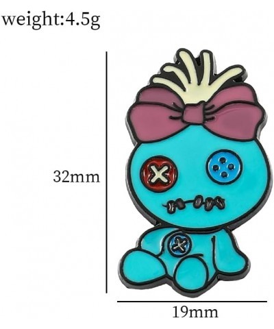 5 PCS Stitch Cosplay Pins - Cartoon Metal Brooch Ohana Means Family Jewelry Gift For Women Girls stitch.-XZ... $14.74 Brooche...