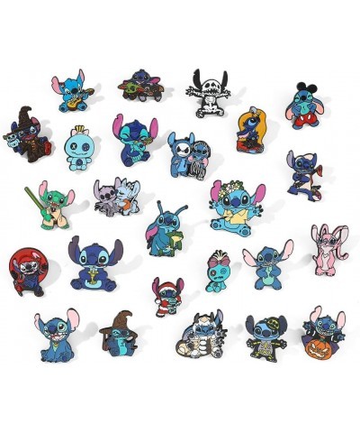 5 PCS Stitch Cosplay Pins - Cartoon Metal Brooch Ohana Means Family Jewelry Gift For Women Girls stitch.-XZ... $14.74 Brooche...