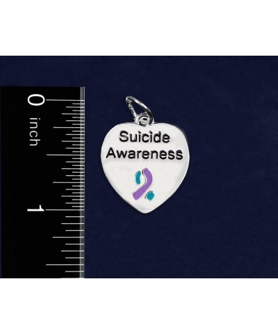 Suicide Awareness & Prevention Teal & Purple Rope Bracelet - Perfect for Support Groups, Gift-Giving, Events and Fundraising ...