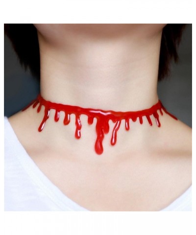 2Pcs Halloween Costumes Vampire Blood Drip Choker Necklace Party Cosplay Decorations Joke Gifts Woman Fashion Jewelry $5.93 N...