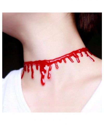 2Pcs Halloween Costumes Vampire Blood Drip Choker Necklace Party Cosplay Decorations Joke Gifts Woman Fashion Jewelry $5.93 N...