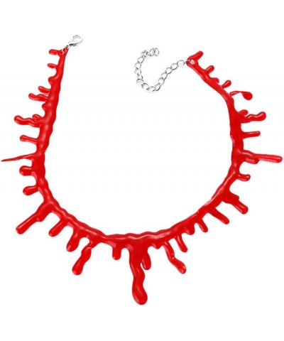 2Pcs Halloween Costumes Vampire Blood Drip Choker Necklace Party Cosplay Decorations Joke Gifts Woman Fashion Jewelry $5.93 N...