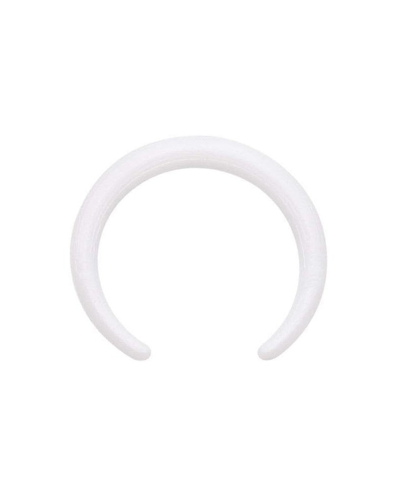 Soft Touch Bio Flexible Septum Pincher Ring 14GA, Length: 3/8" (10mm), White $11.39 Body Jewelry