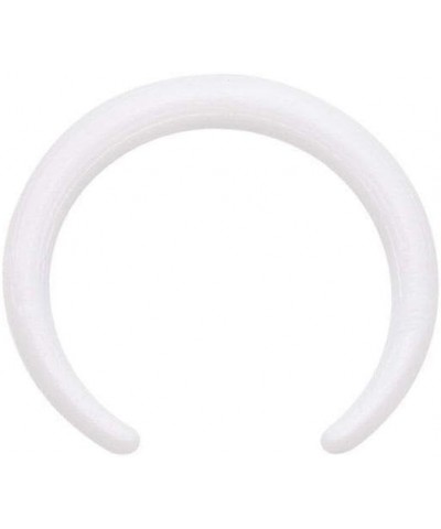 Soft Touch Bio Flexible Septum Pincher Ring 14GA, Length: 3/8" (10mm), White $11.39 Body Jewelry