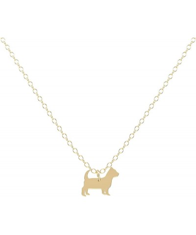 Sterling Silver 14k Gold/Rose Gold Necklace, Rottweiler, Great Dane, Pitbull, Border Collie, German Shepherd, Australian Shep...