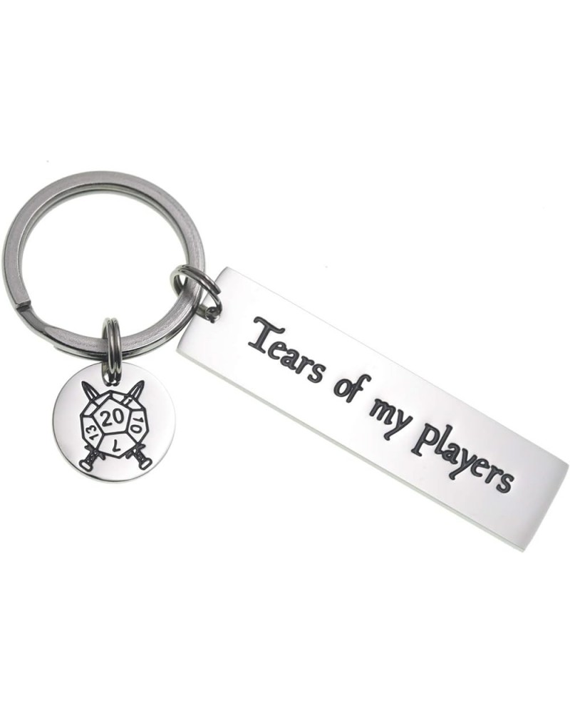 Dungeons and Dragons Gifts Cute Keychain Dungeon Master Dnd Dragon Masters Gift Tears of My Players $8.24 Pendants