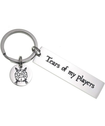 Dungeons and Dragons Gifts Cute Keychain Dungeon Master Dnd Dragon Masters Gift Tears of My Players $8.24 Pendants