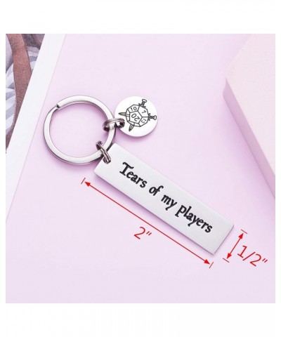 Dungeons and Dragons Gifts Cute Keychain Dungeon Master Dnd Dragon Masters Gift Tears of My Players $8.24 Pendants