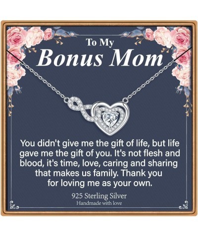 Gifts for Mom, Daughter, Bonus Mom, Grandma, Girlfriend, Sister, Wife, Granddaughter, Mother-in-law, 925 Sterling Silver Infi...