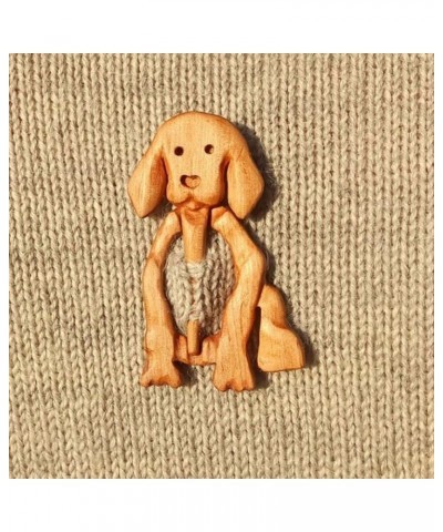 Brooch 1PC Creative Wooden Brooch Pin Retro Animal Pattern Brooch Cute Cartoon Shawl Pin Scarf Buckle Sweater Brooch Fashion ...