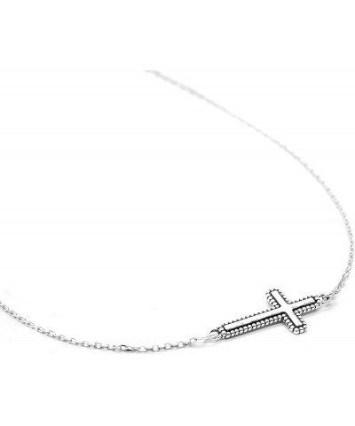 Cross Necklace For Women 925 Sterling Silver Necklace For Women Silver Chain Necklace Cross Pendant Cross Pendant Charm Neckl...