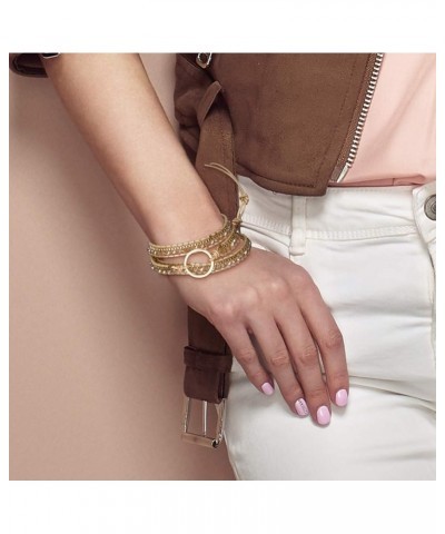 3 (Triple) Wrap Bead Bracelet for Women Collection Gold Circle $10.12 Bracelets