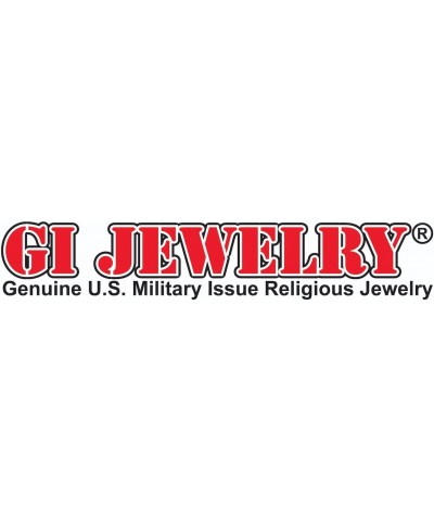 GI JEWELRY® Pentacle for Men and Women with Stainless Steel Beaded Dog Tag Chain and Pendant - Genuine U.S. Military Issue $1...