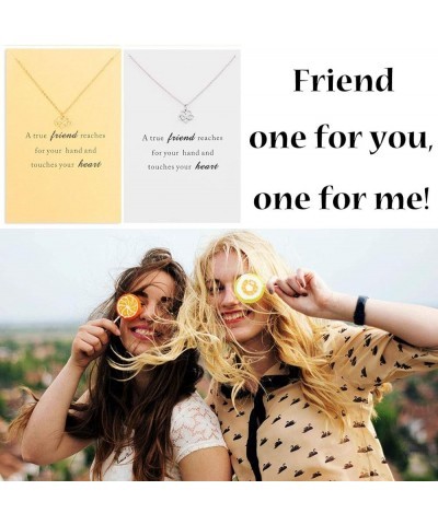 Best Friend Cross Arrow Infinity Love Necklace 16K Gold Plated Infinity Heart 2PCS(gold+silver) $8.39 Necklaces