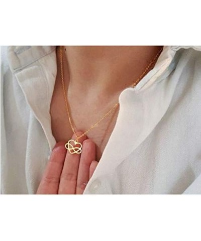 Best Friend Cross Arrow Infinity Love Necklace 16K Gold Plated Infinity Heart 2PCS(gold+silver) $8.39 Necklaces