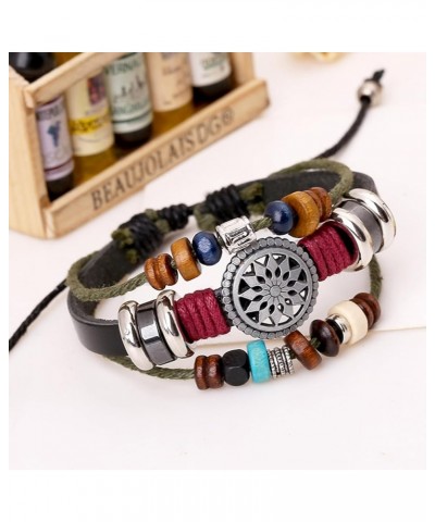 Boho Bracelets Bracelets for Women Trendy Leather Bracelet Multi-Layer Beaded Bracelet Leather Cuff Bracelet Braided Bracelet...